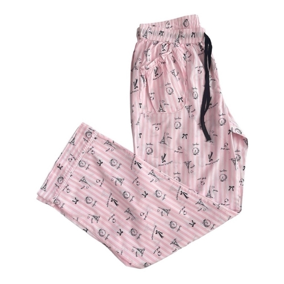 Women’s PJ Bottom Victoria’s Secret World Traveler Print Pajama Trousers Pajama - Picture 3 of 7